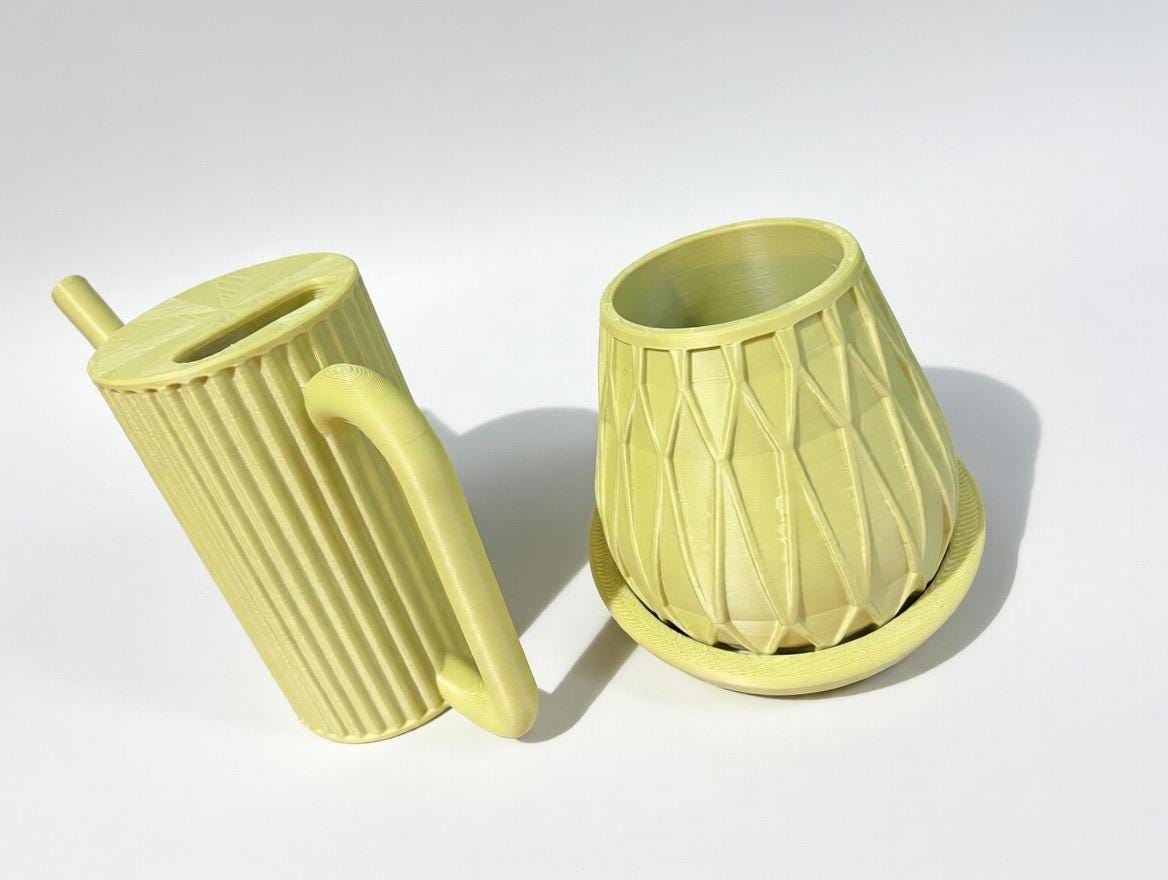 Modern Indoor Watering Can – Long Spout Plant Jug – Minimalist Home Garden Tool