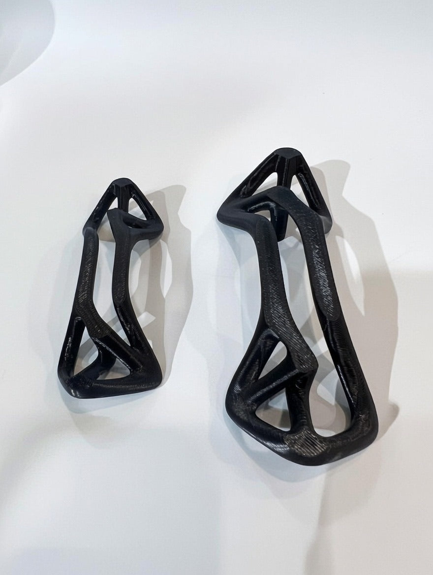 🖤 Skeletonized Geometric Black Handles | Modern Drawer Pulls (Set of 2)