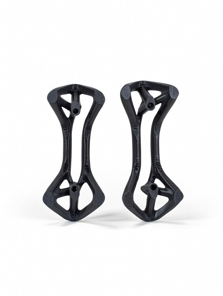 🖤 Skeletonized Geometric Black Handles | Modern Drawer Pulls (Set of 2)