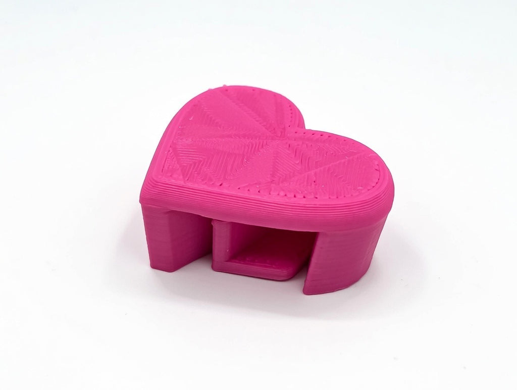 🩷 Heart Shaped Chopstick Rests | Hot Pink Set of 2 Cute Sushi Holders