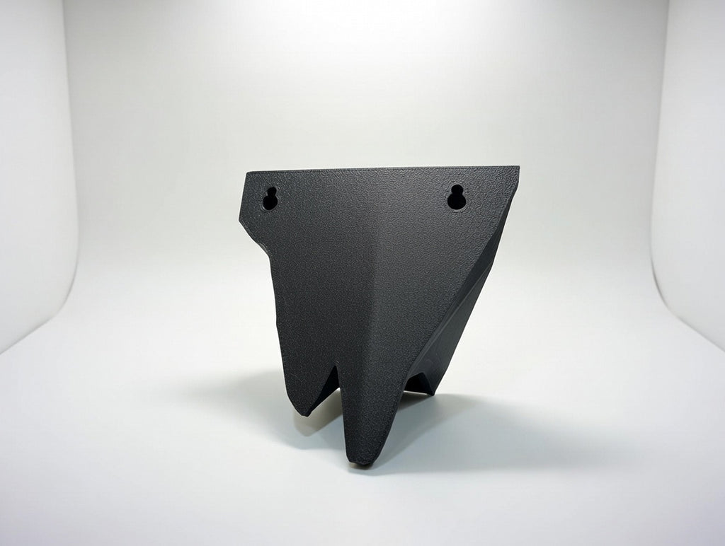 🖤 Geometric Mountain Wall Shelf | Modern Black Low-Poly Floating Decor