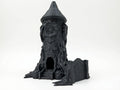 🖤 Gothic Witch Tower Dice Tower | Paintable 3Pc Set 12" Tall RPG