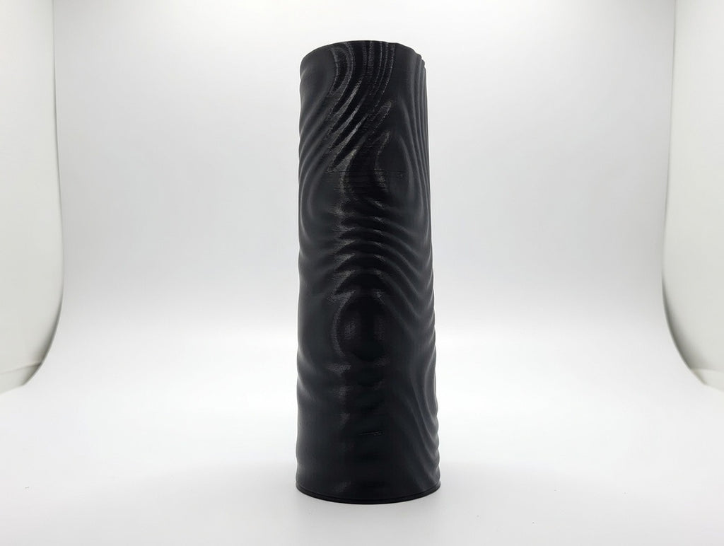 🖤 Textured Black Swirl Incense Holder | Modern 3D Printed Incense Stand