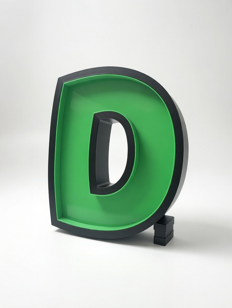 🟢 Custom Designed 3D LED Business Sign Letters | Storefront Neon-Style Logo