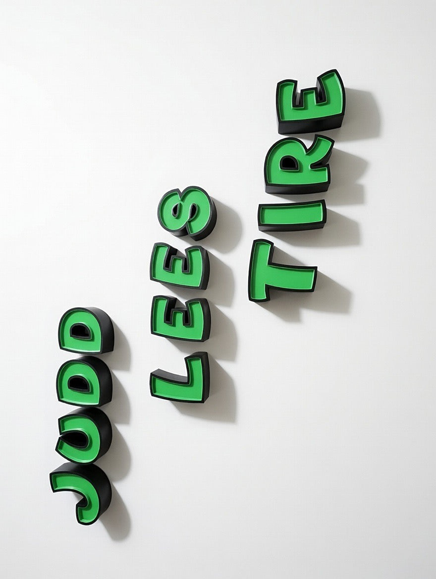 🟢 Custom Designed 3D LED Business Sign Letters | Storefront Neon-Style Logo