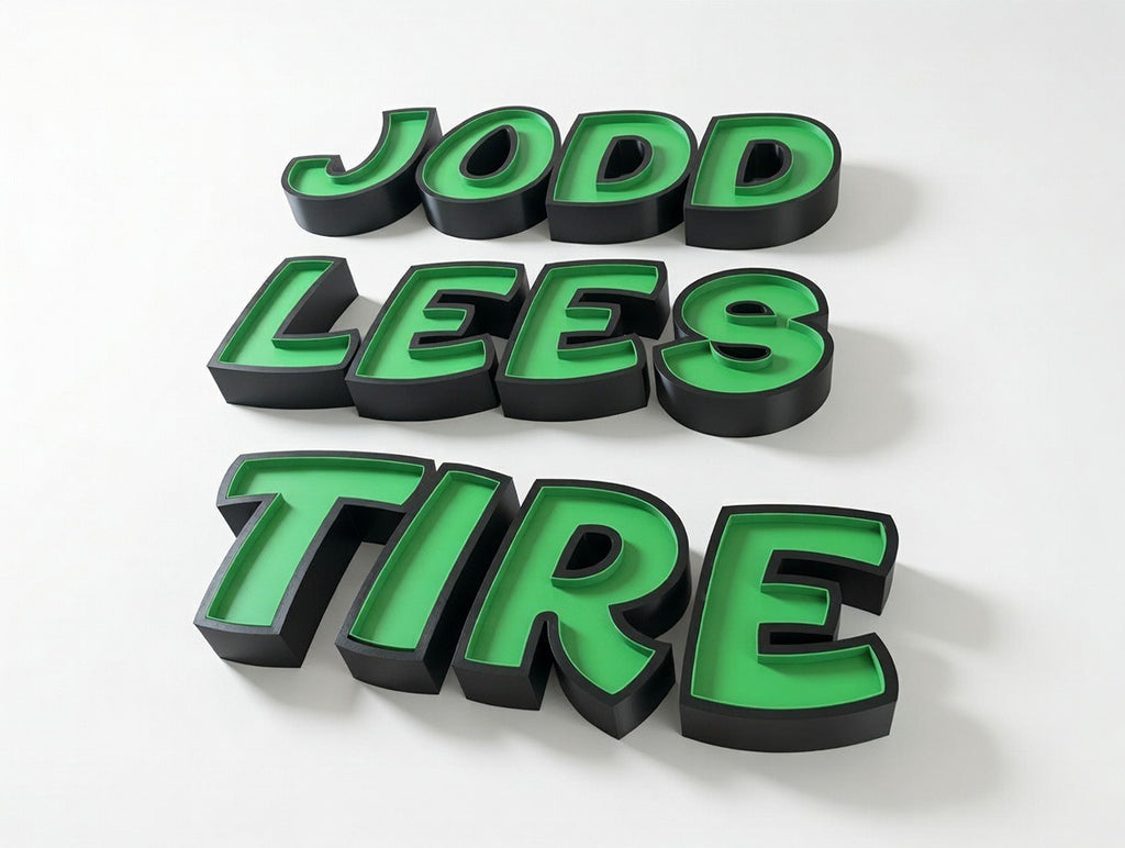 🟢 Custom Designed 3D LED Business Sign Letters | Storefront Neon-Style Logo