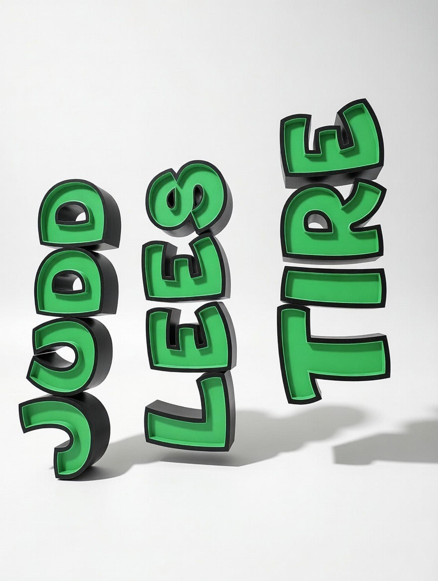 🟢 Custom Designed 3D LED Business Sign Letters | Storefront Neon-Style Logo