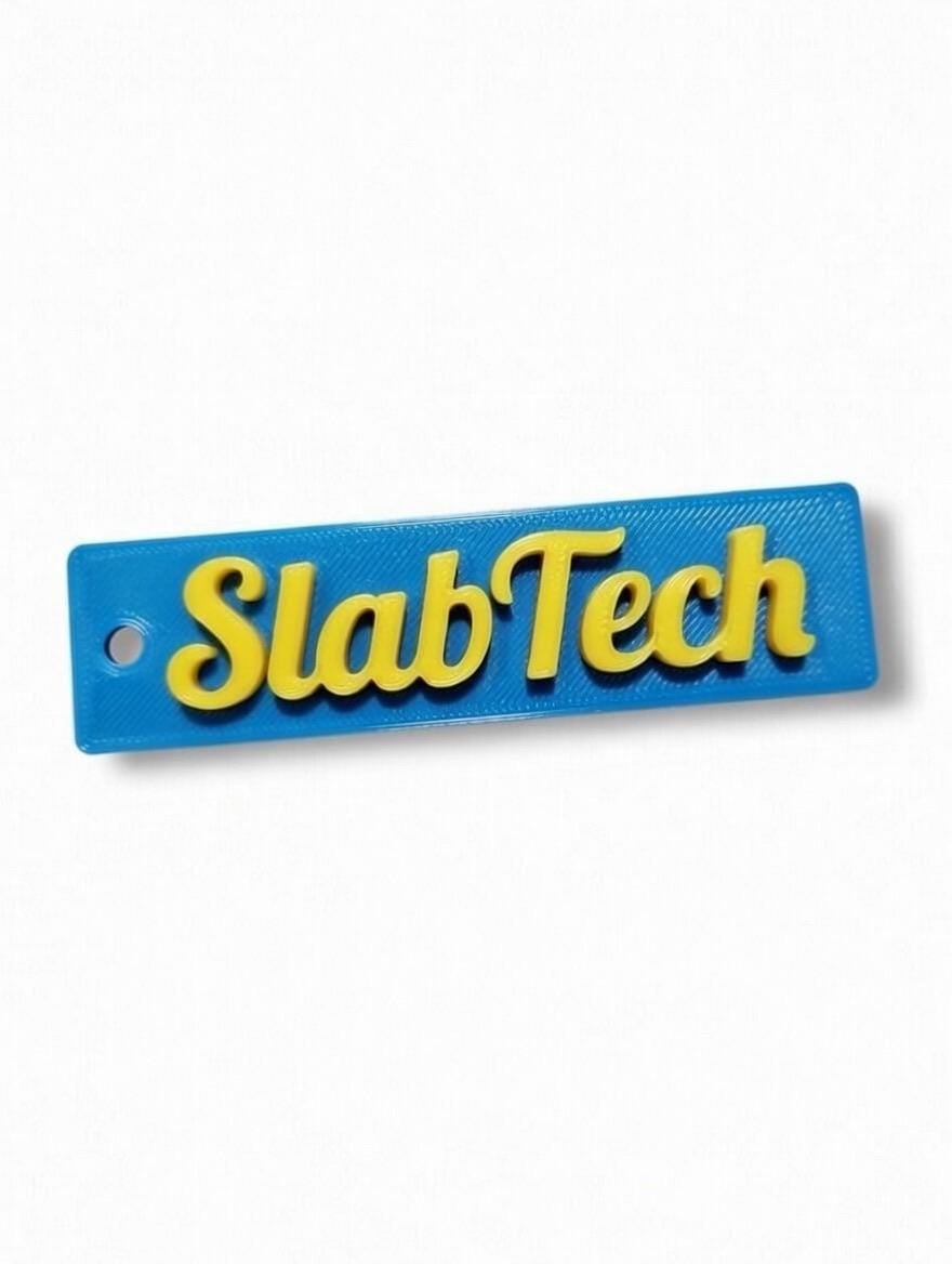 Custom 3D Printed Keychain – Personalized Name Tag, Business Branding