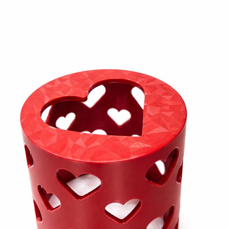 Heart Cutout Tealight Holder – Romantic Home Decor